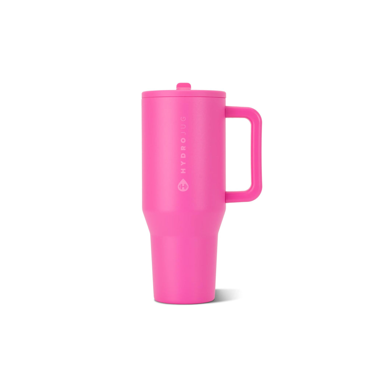 HydroJug Traveler 32oz, Insulated Tumbler with Handle & Straw, Cream