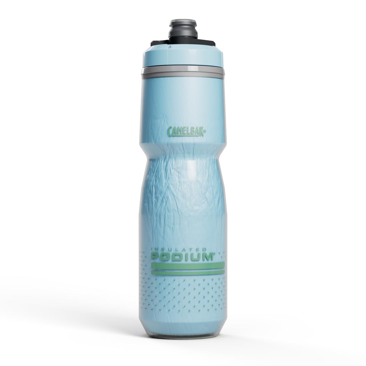 CamelBak Podium Chill Outdoor Water Bottle 24oz, White/Black