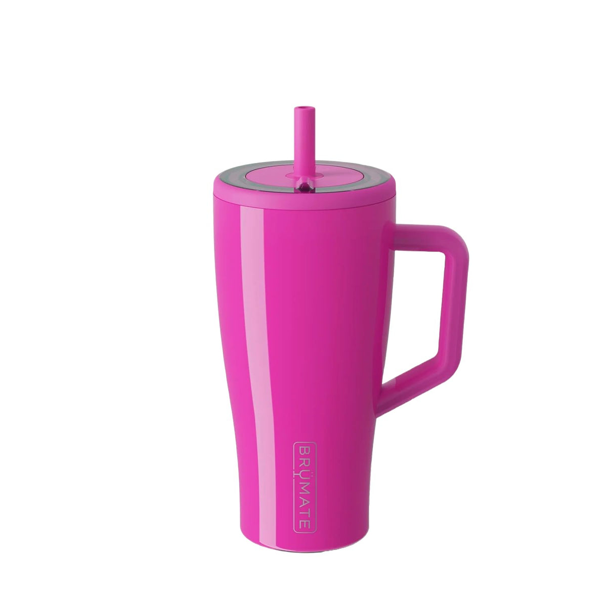 BrüMate Era 40 oz Tumbler with Handle & Straw | 100% Leakproof Insulated Water Bottle Tumbler with Lid & Flexible SoftSip Straw | Made of Stainless Steel | Cup Holder Friendly | 40oz (Nightfall Blue)