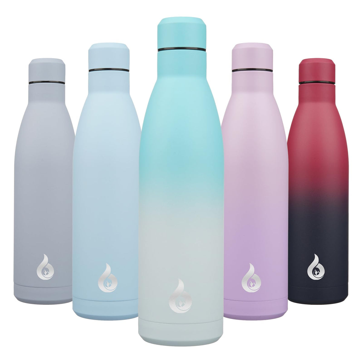 BJPKPK 12 oz Small Water Bottle, Reusable Insulated Stainless Steel Flask