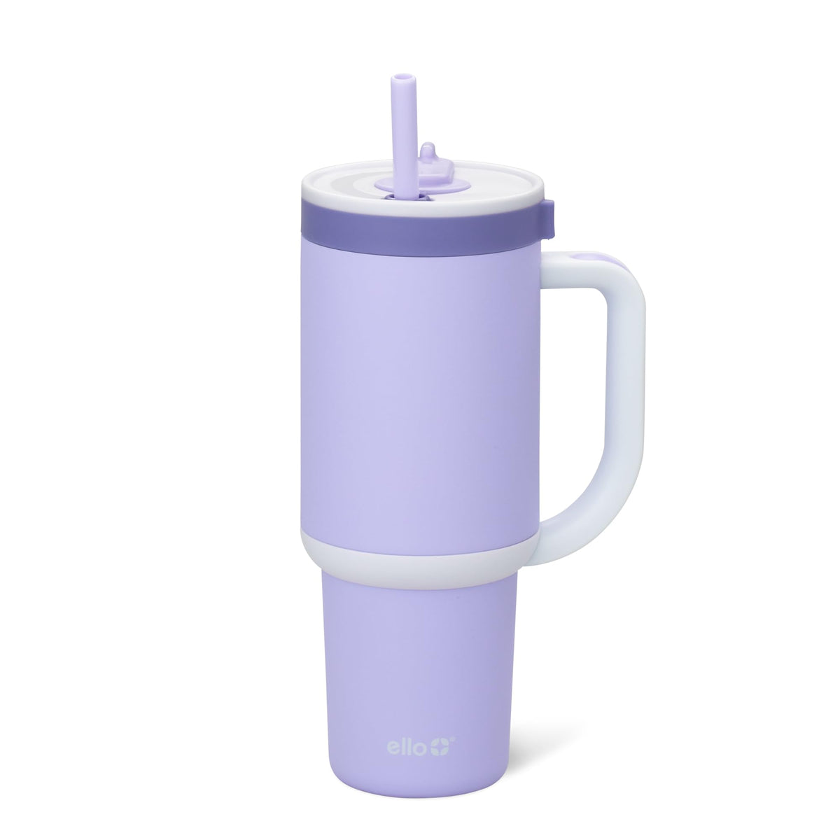 Ello Oasis 30oz Insulated Stainless Steel Tumbler with Straw, Daisies