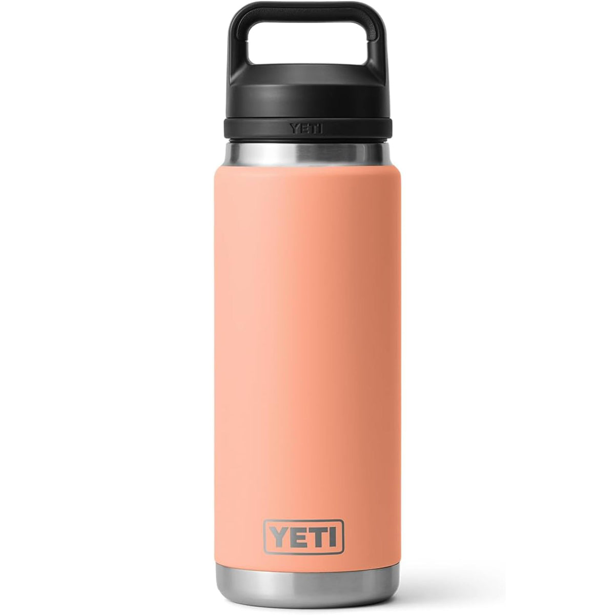 YETI Rambler 26 oz Bottle, Vacuum Insulated, Stainless Steel with Chug Cap, Black