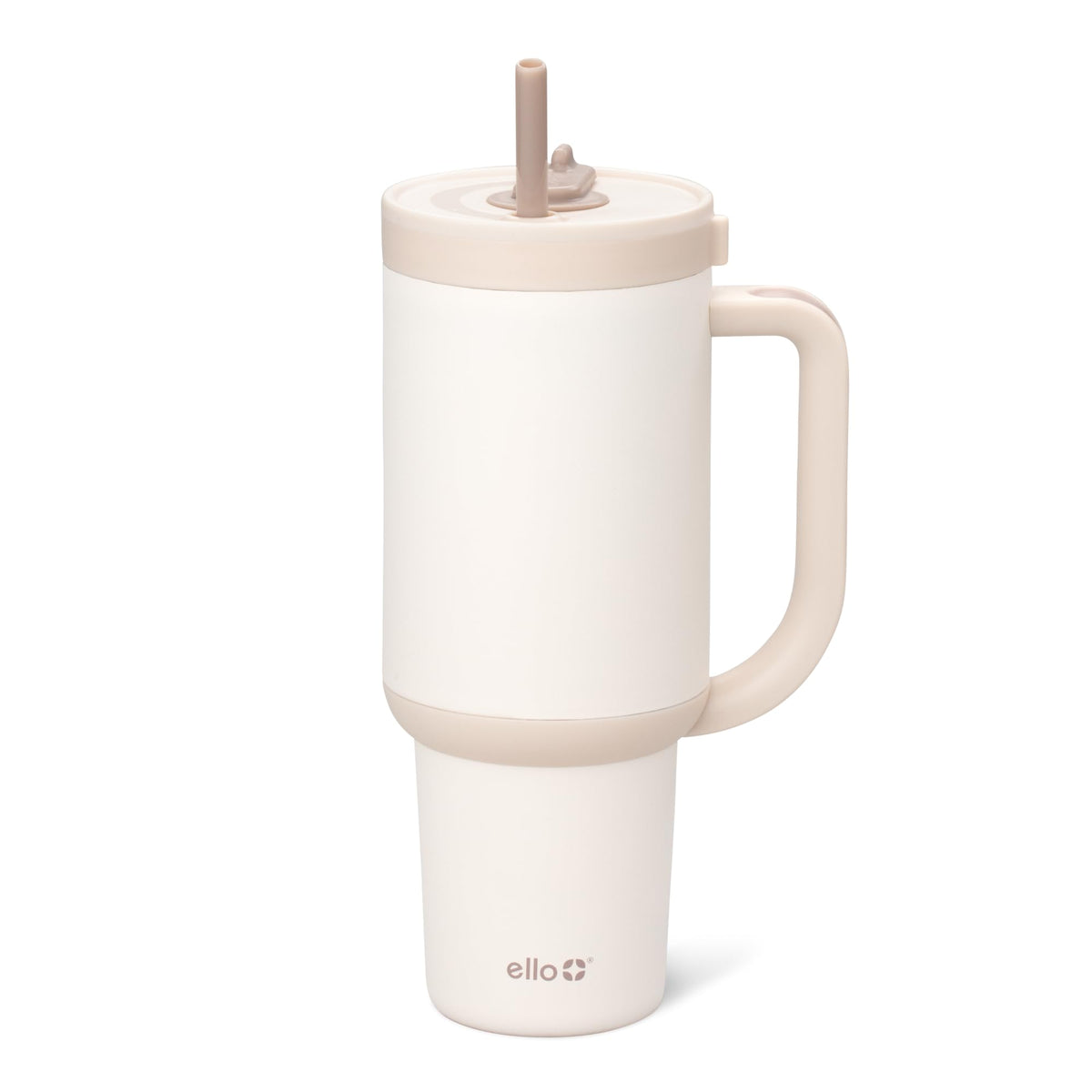 Ello Oasis 30oz Insulated Stainless Steel Tumbler with Straw, Daisies