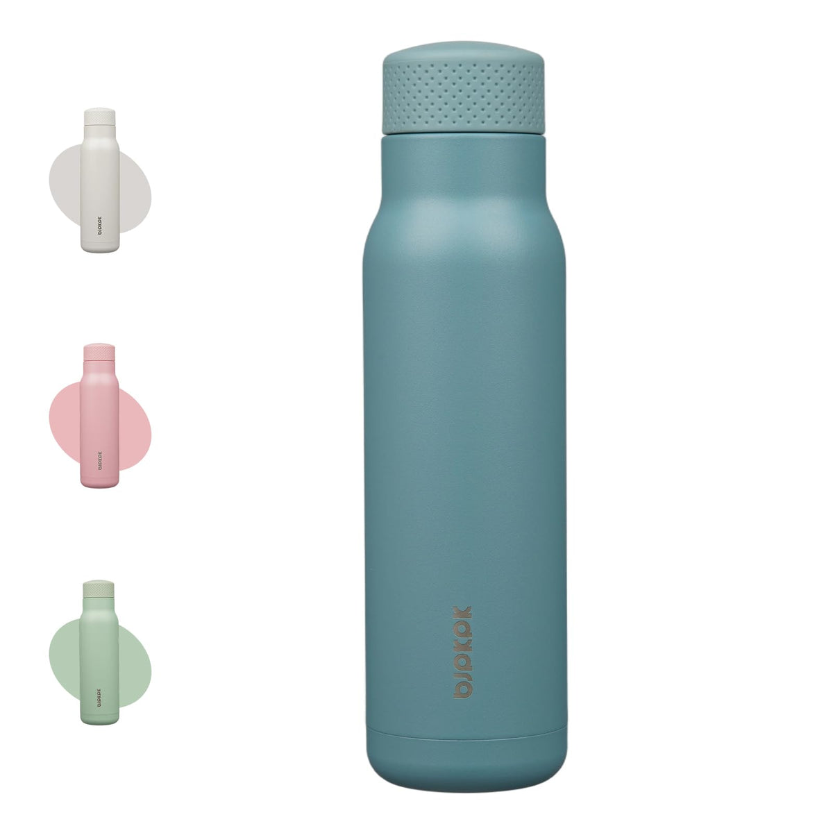 BJPKPK 21 oz Insulated Water Bottle, Leakproof Stainless Steel Flask