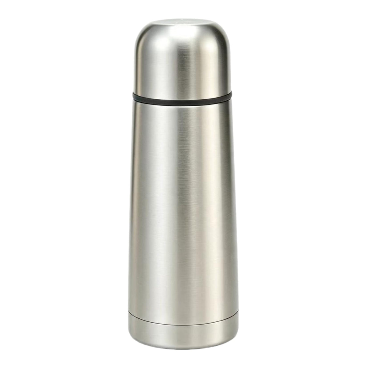 Stainless Steel Thermal Bottle with Cup Vacuum Insulated Bottle for Hot and Cold Drinks Coffee Cup Travel Mug Vacuum Flask for Tea 17Oz/500Ml(Silver)