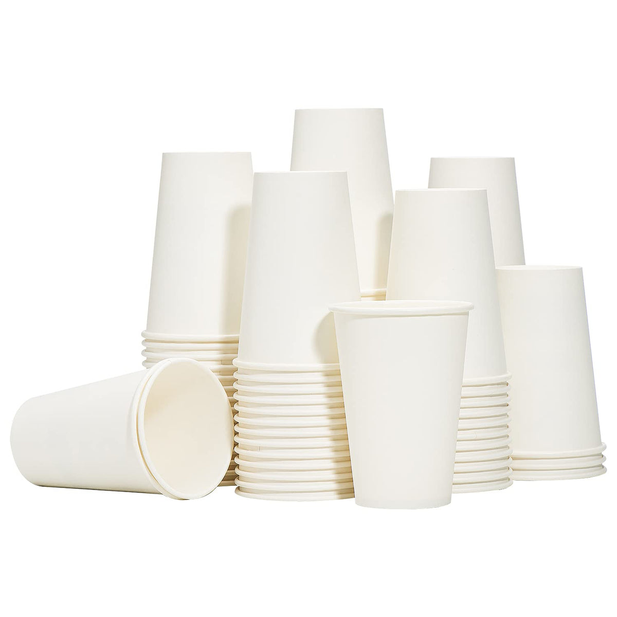 RACETOP 3 oz Bathroom Paper Cups, 100 Pack, Disposable Mouthwash Cups