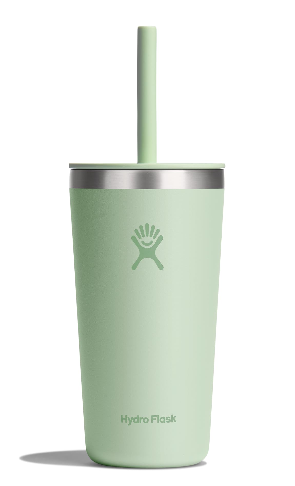 Hydro Flask All Around Tumbler Press-In Lid, Insulated Travel Mug, Stainless Steel Coffee Cup 16 Oz Cloud Pink