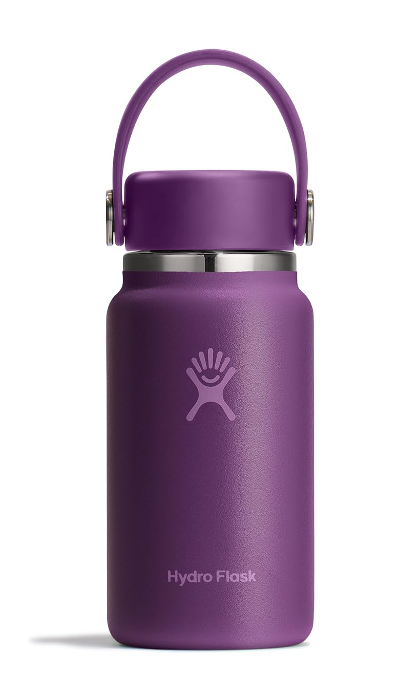 Hydro Flask Micro Bottle - Insulated Mini Leak Proof Flask for Purse or Pocket in 6.7 Oz Agave Green