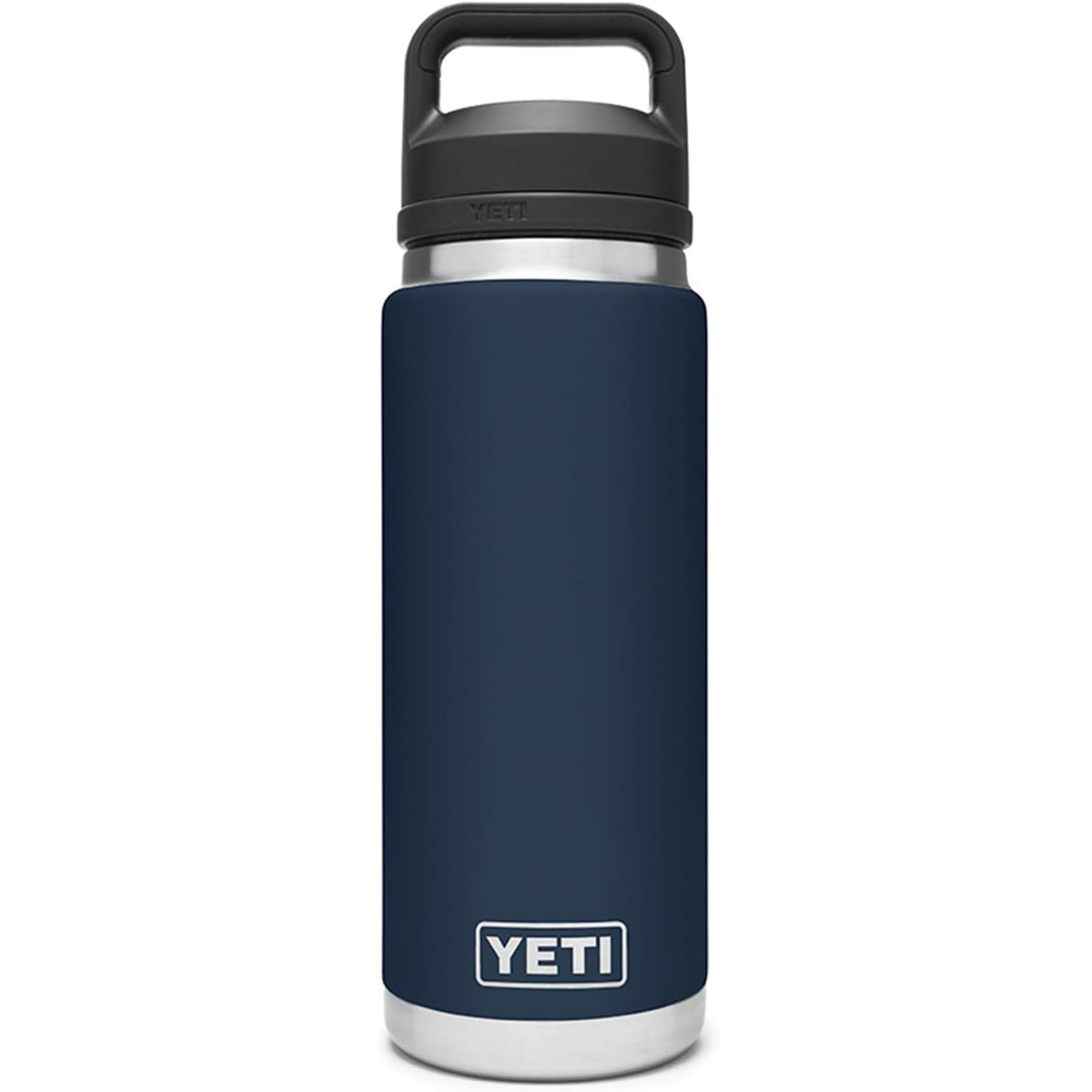 YETI Rambler 26 oz Bottle, Vacuum Insulated, Stainless Steel with Chug Cap, Black