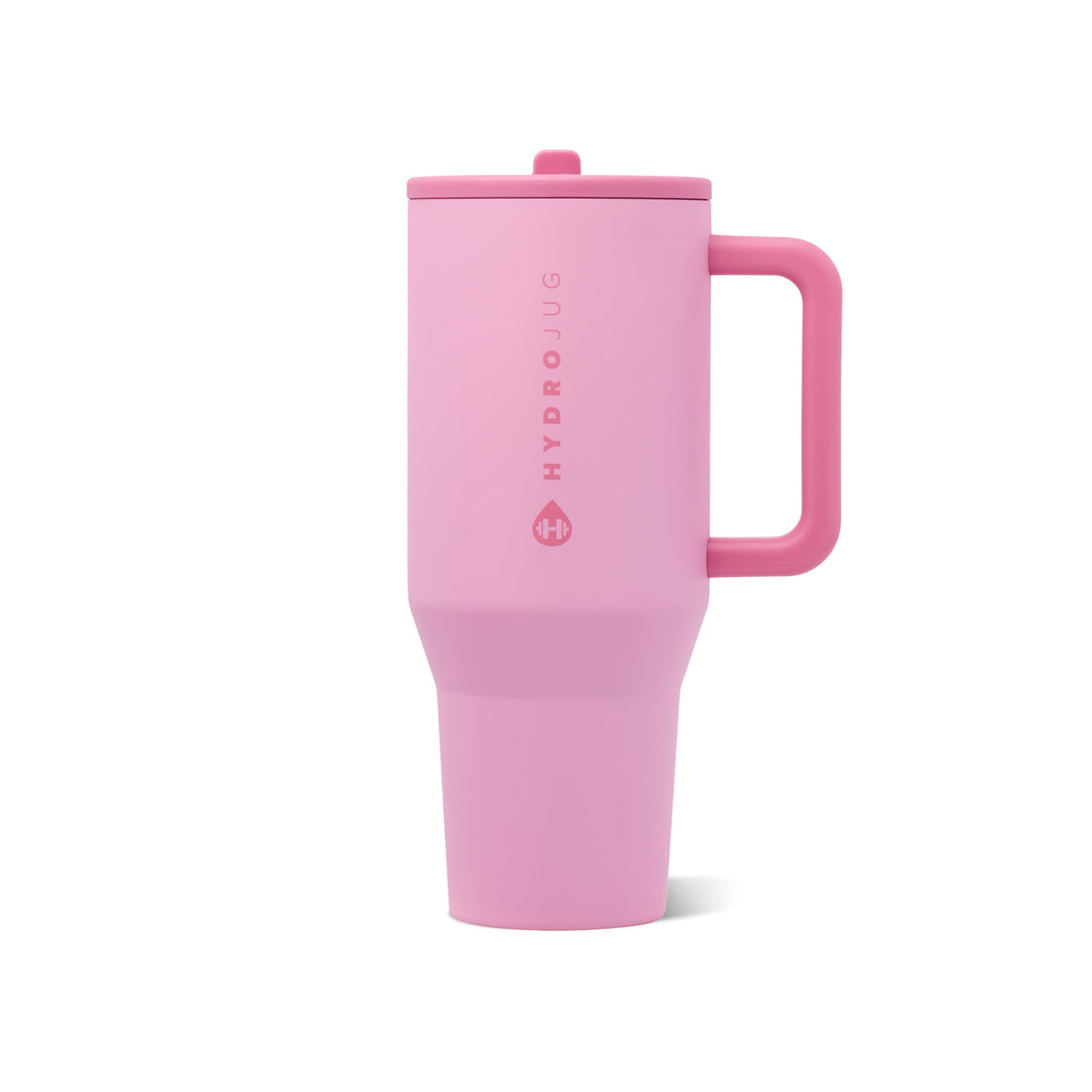 HydroJug Traveler 32oz, Insulated Tumbler with Handle & Straw, Cream