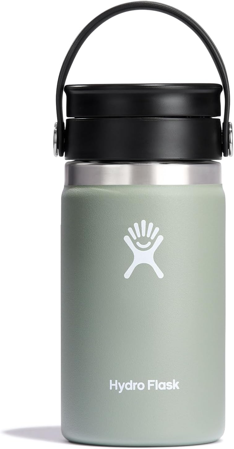 Hydro Flask 12 oz Wide Mouth Bottle with Flex Sip Lid White