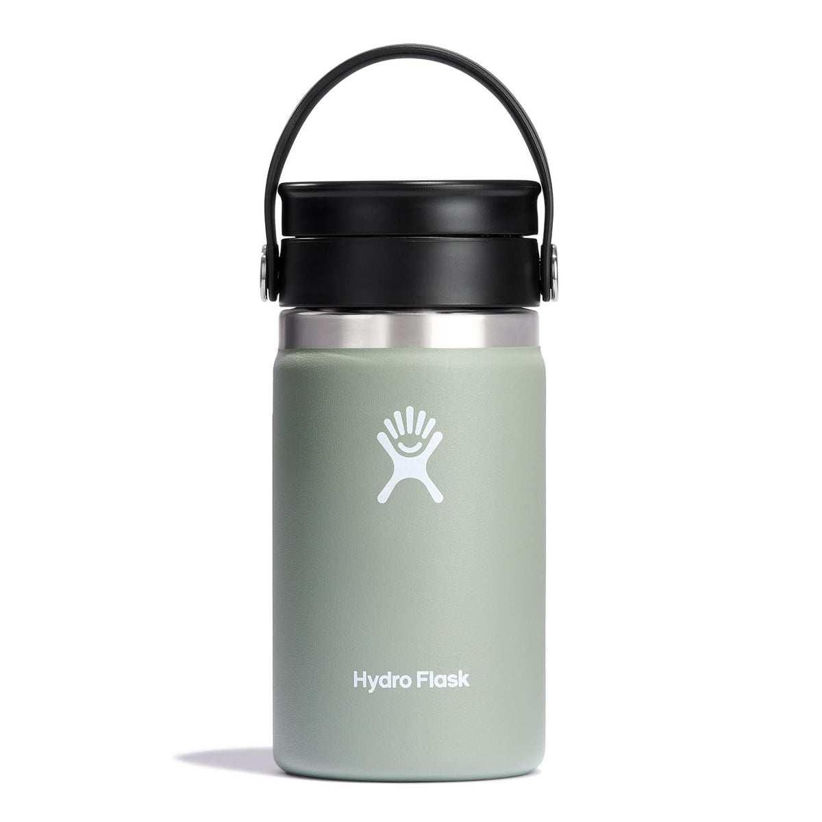 Hydro Flask 12 oz Wide Mouth Bottle with Flex Sip Lid White