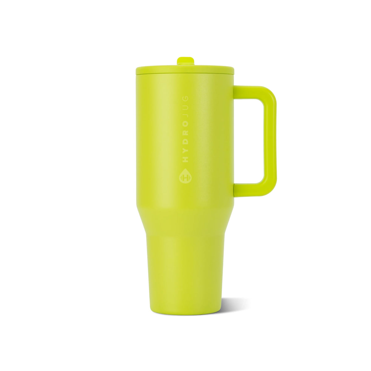 HydroJug Traveler 40oz, Insulated Tumbler with Handle & Straw, Cream