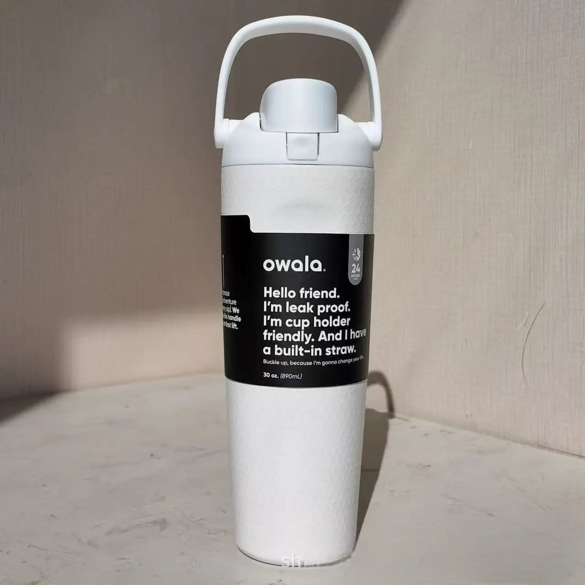 Owala FreeSip Sway 30oz Zalea Masters Theme Golf Water Bottle NEW 2-in-1 Sip or Chug Leak-Proof BPA-Free Elegant Floral Design for Gym Outdoor Activities