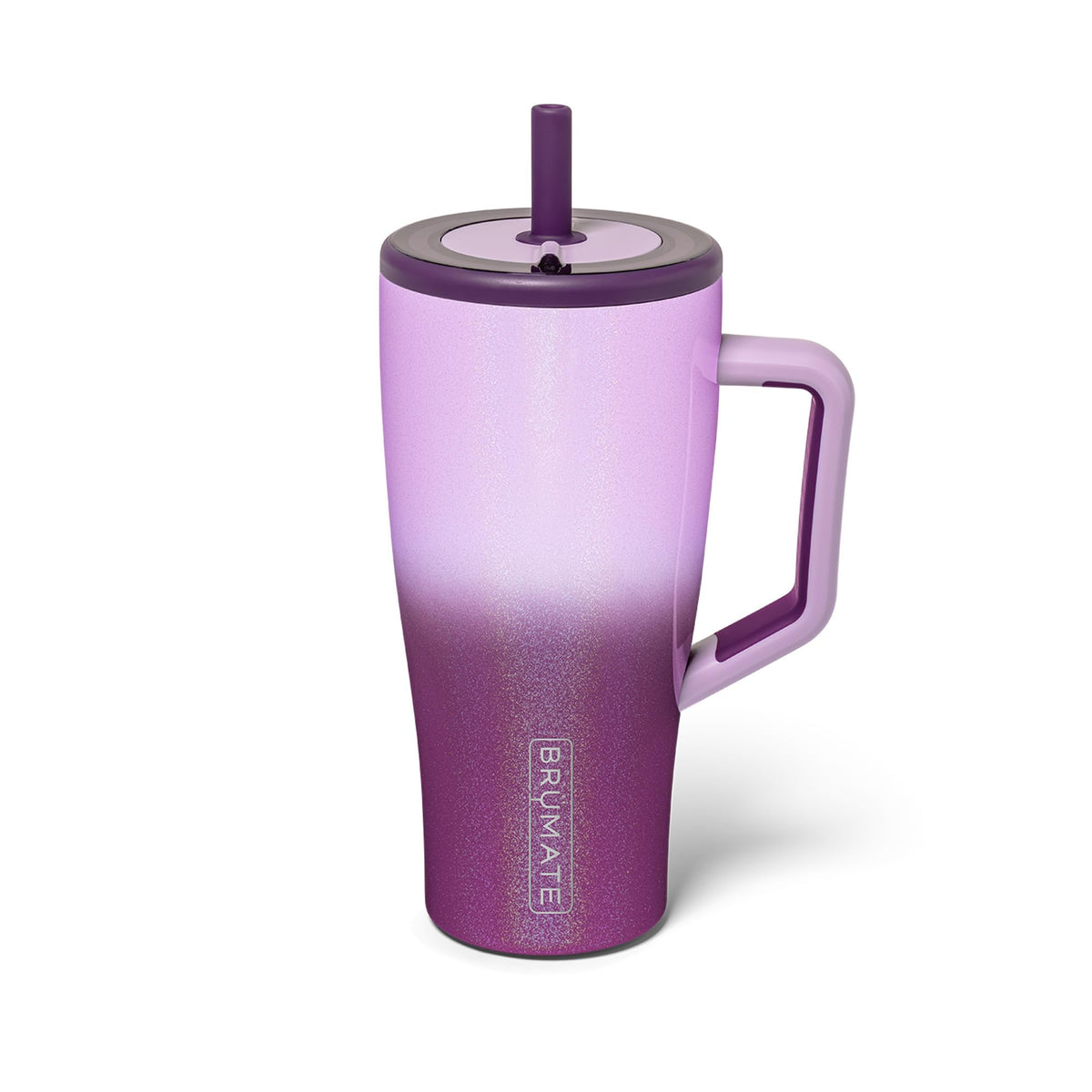 BrüMate Era 40 oz Tumbler with Handle & Straw | 100% Leakproof Insulated Water Bottle Tumbler with Lid & Flexible SoftSip Straw | Made of Stainless Steel | Cup Holder Friendly | 40oz (Nightfall Blue)