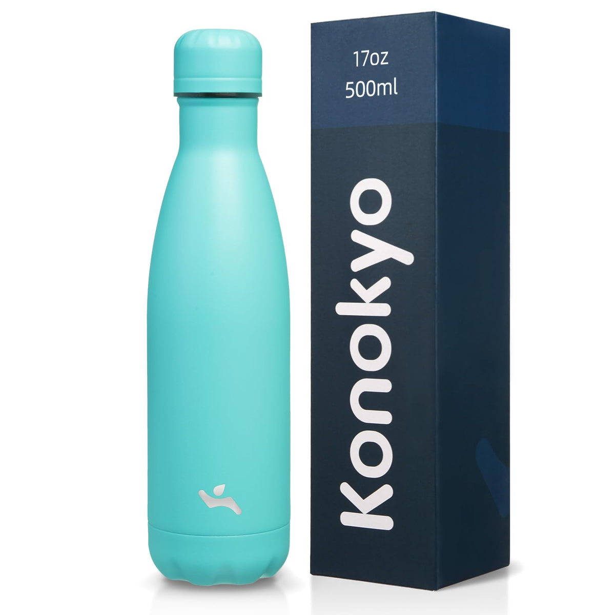 Konokyo 25 oz Insulated Stainless Steel Water Bottle, Blue