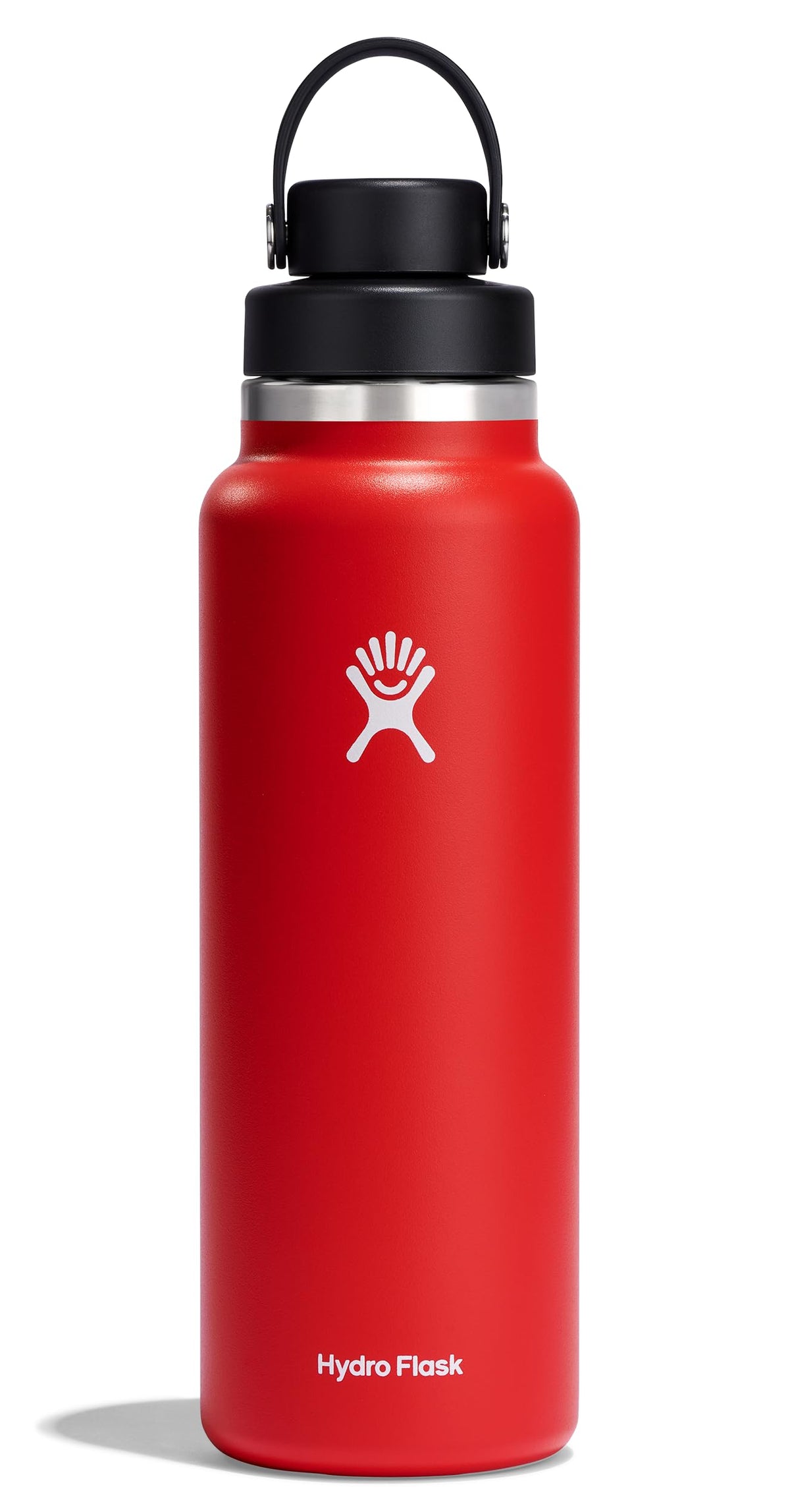 Hydro Flask Water Bottle - Insulated Stainless Steel - Wide Mouth Chug Lid, Non Spill, Leakproof in 40 Oz Tonal Trillium Pink