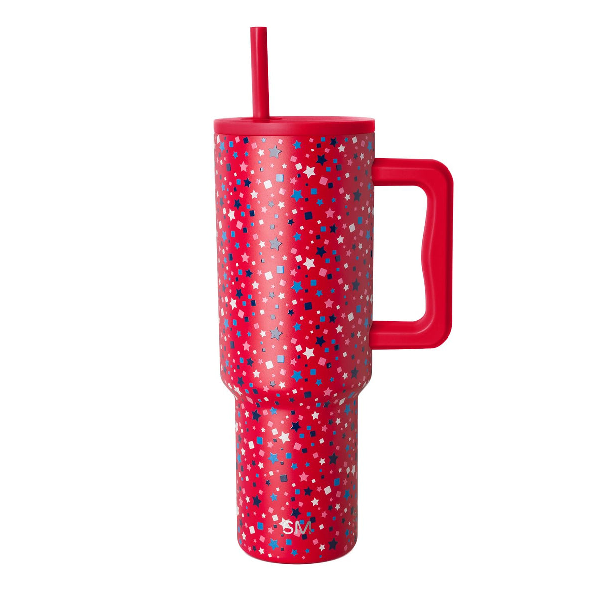 Simple Modern Tumbler with Handle and Straw | 40oz | Green