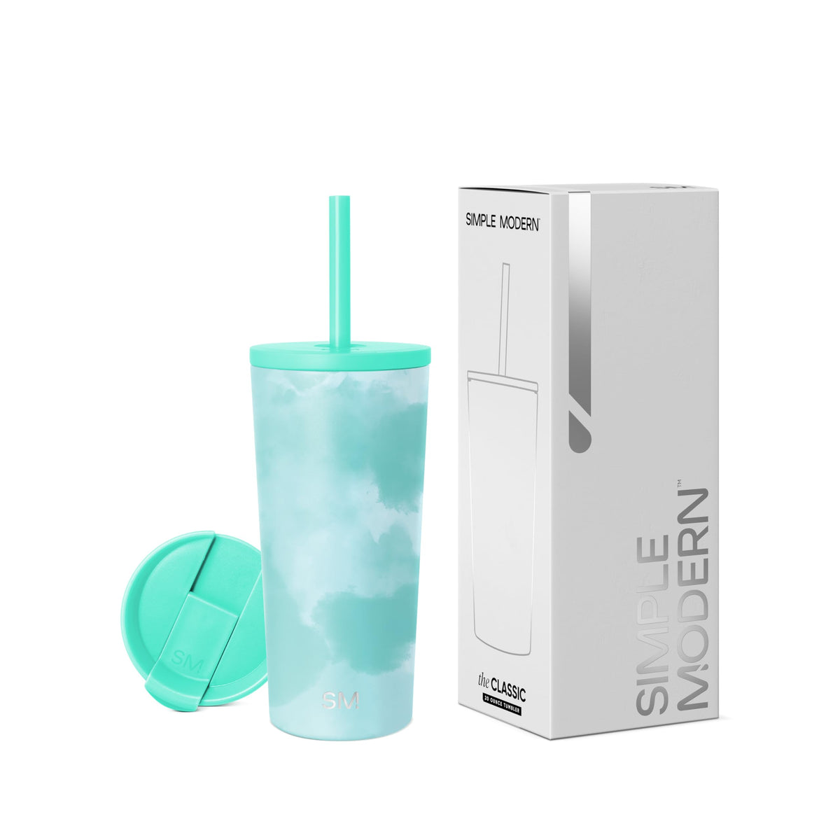 Simple Modern Iced Coffee Tumbler, Insulated | 24oz | Black