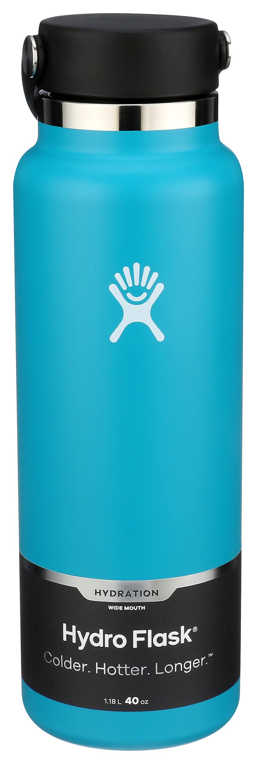 Hydro Flask Wide Flex Cap Black 64 Oz