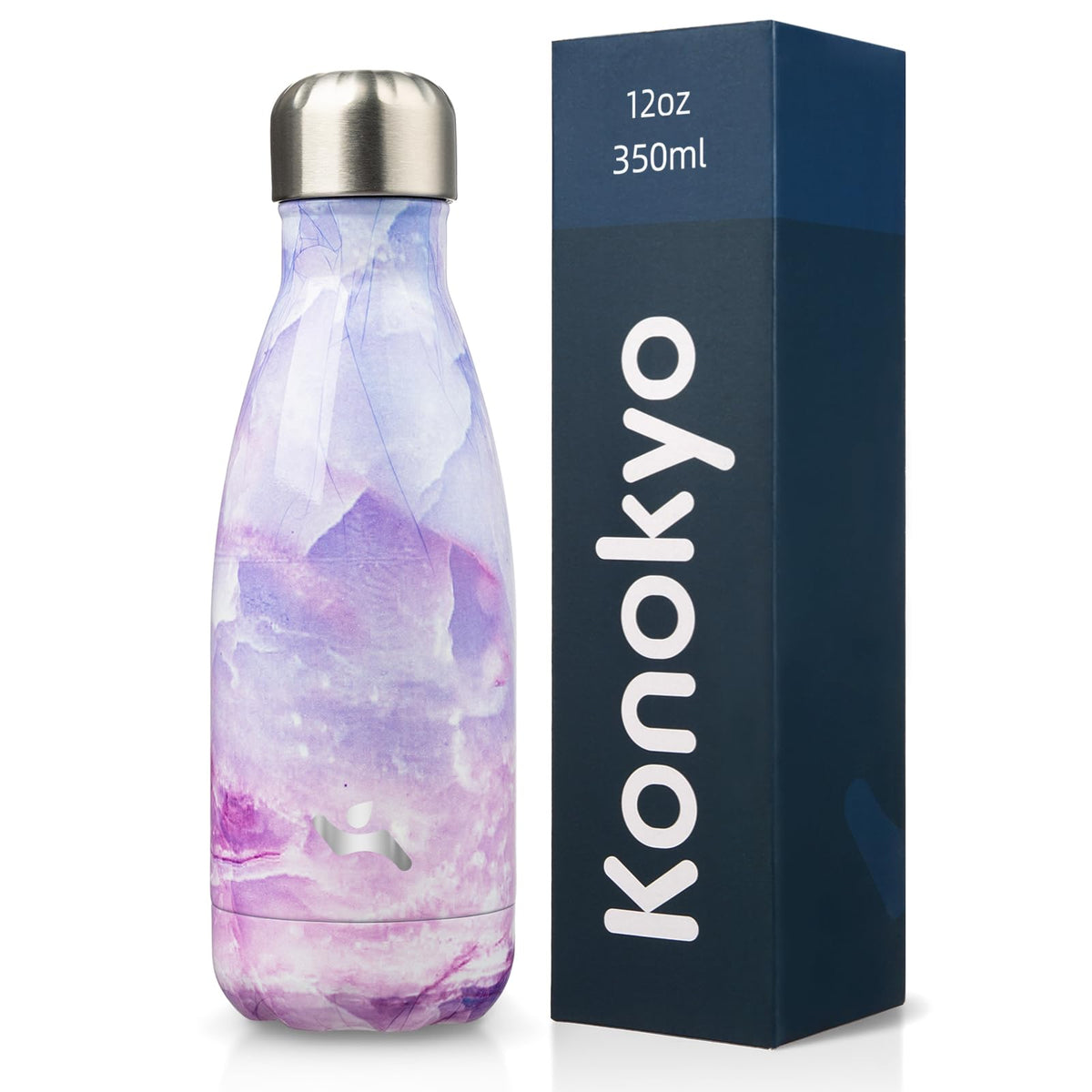 Konokyo 25 oz Insulated Stainless Steel Water Bottle, Blue