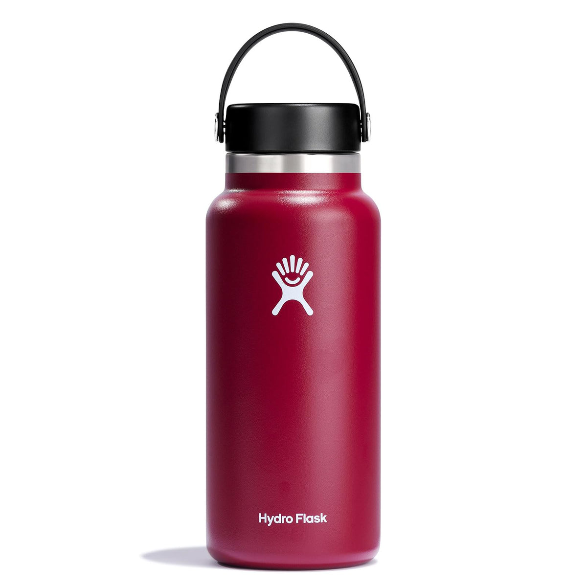 Hydro Flask Water Bottle - Insulated Stainless Steel - Wide Mouth Flex Lid, Non Spill, Leakproof and Refillable in 20 Oz Harbor Blue
