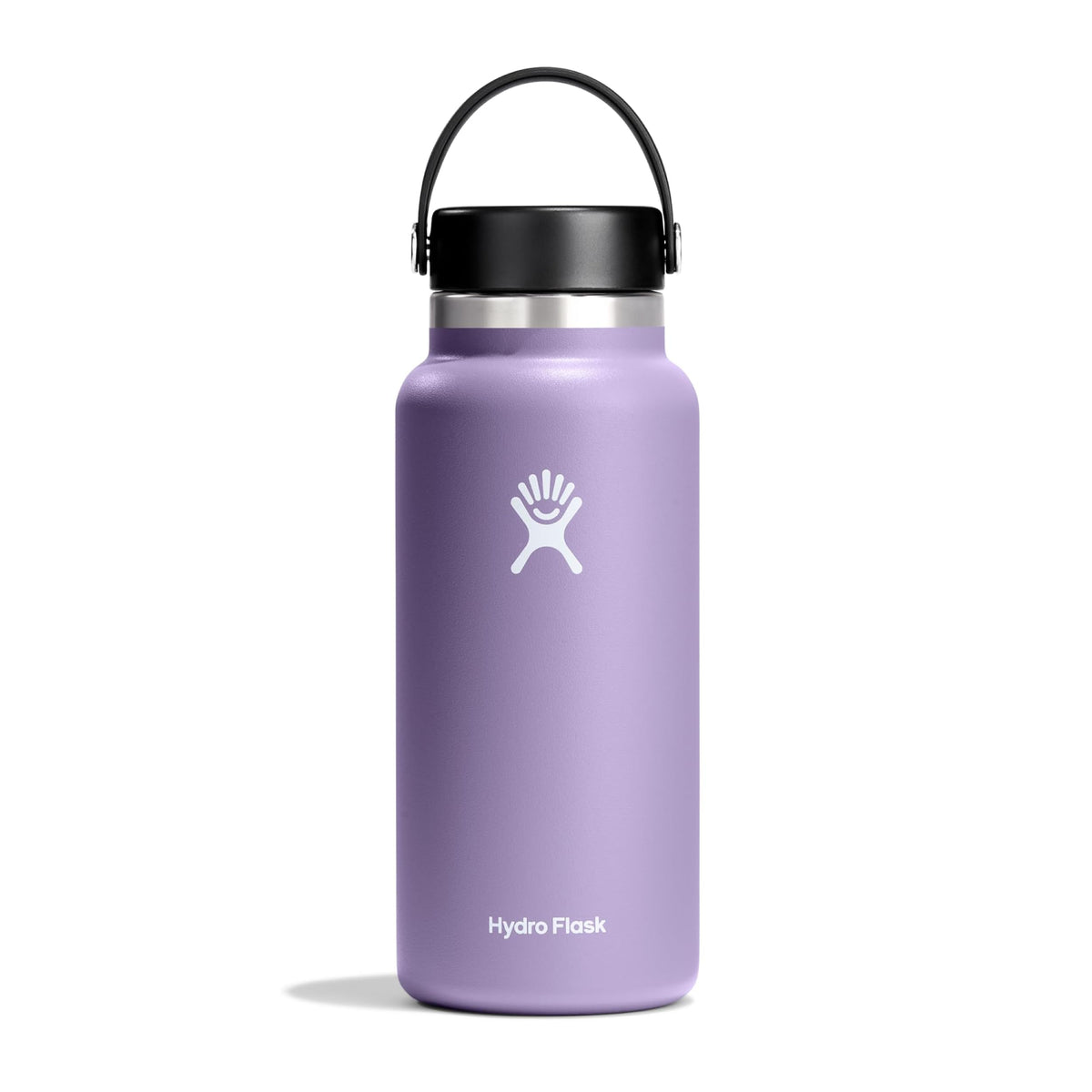 Hydro Flask Water Bottle - Insulated Stainless Steel - Wide Mouth Flex Lid, Non Spill, Leakproof and Refillable in 32 Oz Harbor Blue