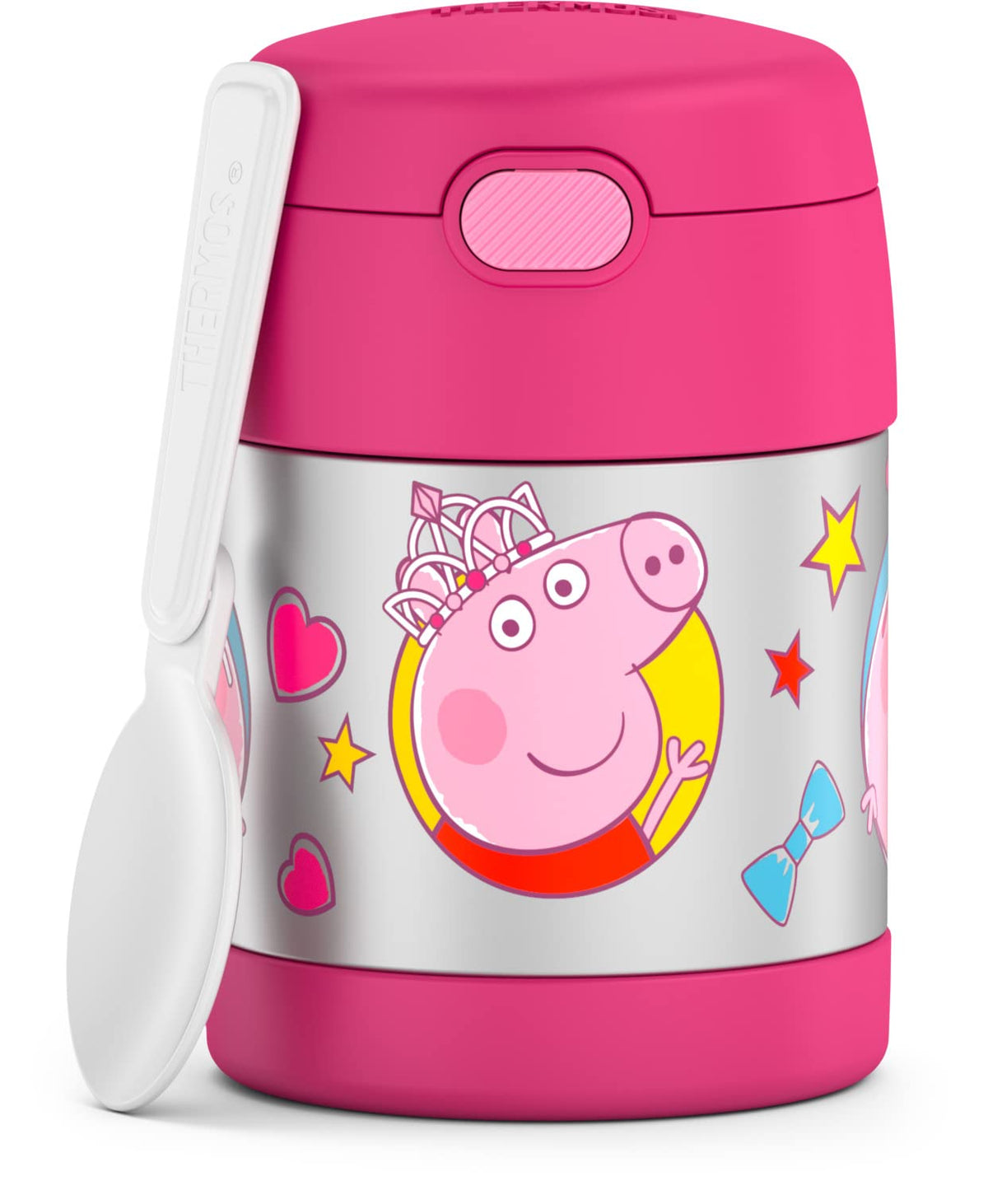 THERMOS FUNTAINER Kids Food Jar with Spoon, 10oz, Navy