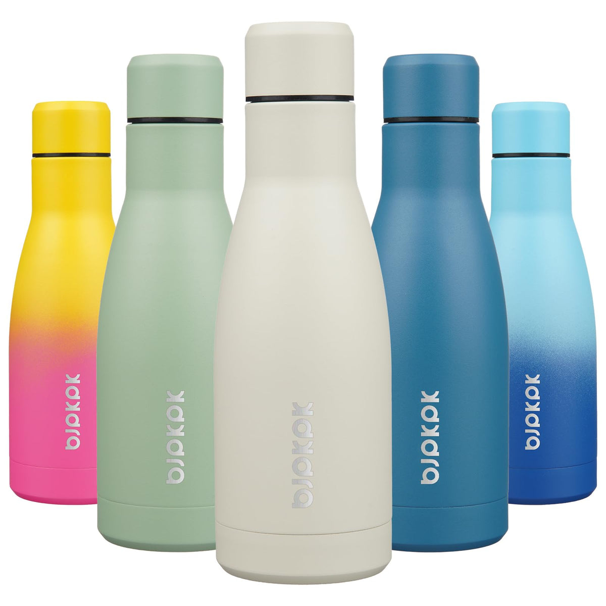 BJPKPK 12 oz Small Mini Water Bottle, Insulated Stainless Steel Flask