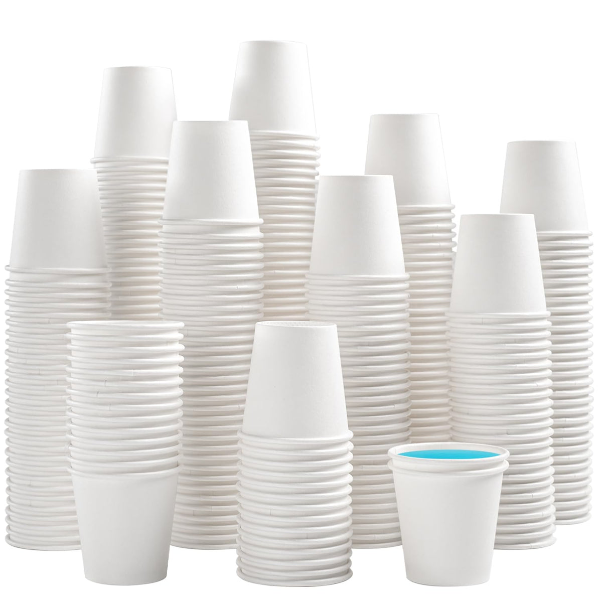 Lamosi 300 Pack Paper Cups 8 oz, Disposable Coffee Cups, Paper Coffee Cups