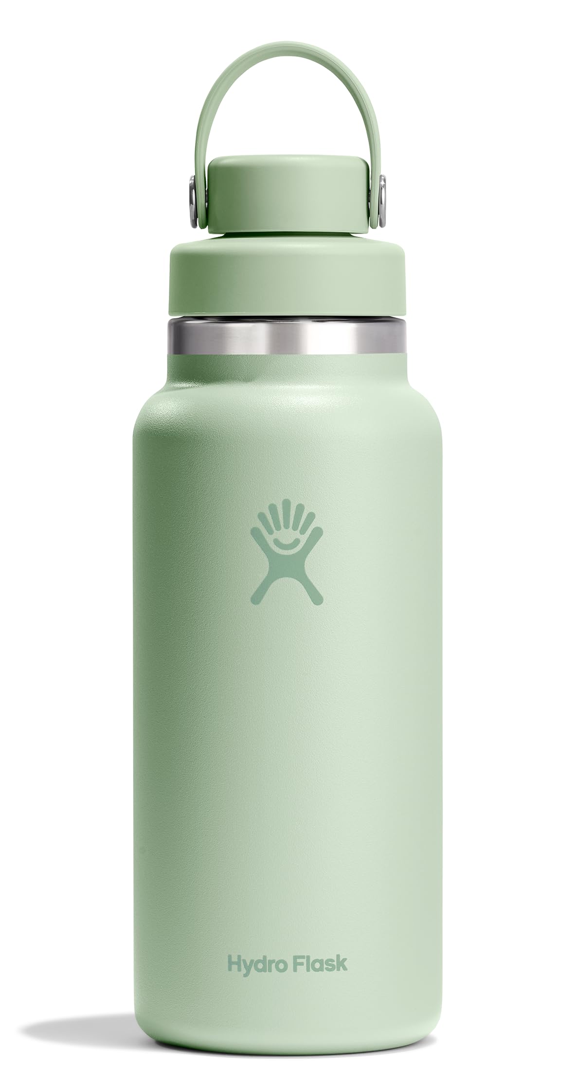 Hydro Flask Water Bottle - Insulated Stainless Steel - Wide Mouth Chug Lid, Non Spill, Leakproof in 40 Oz Tonal Trillium Pink