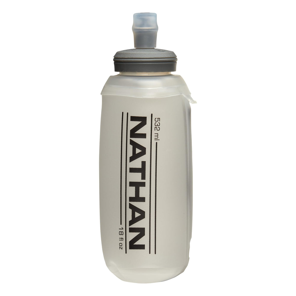 Nathan Insulated Soft Flask, Soft Flask Running Bottle, Hydration Insulated Water Bottle for Hiking, Walking, Exercise, Fits in Vests, 18oz