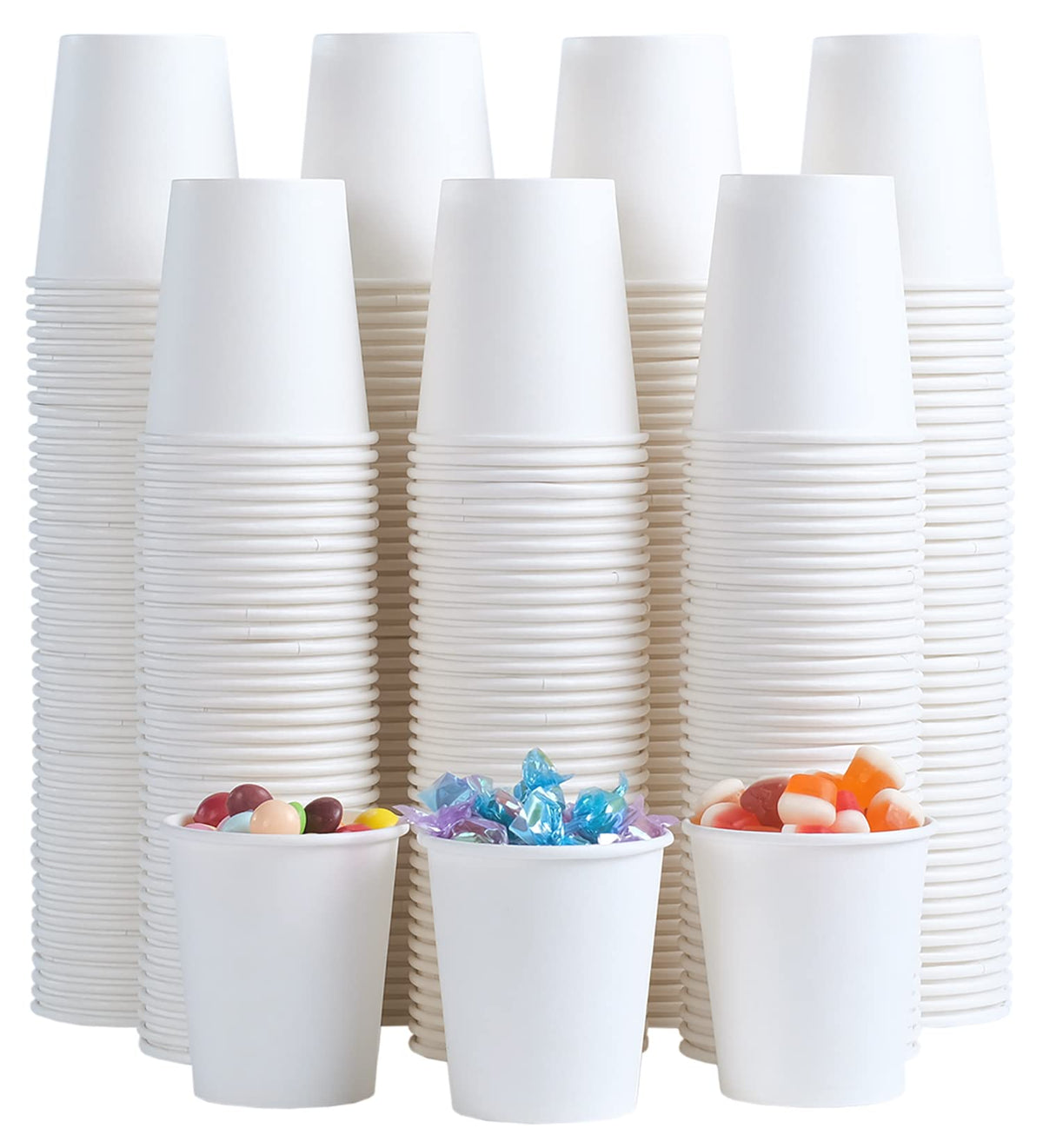 Lamosi 300 Pack Paper Cups 8 oz, Disposable Coffee Cups, Paper Coffee Cups