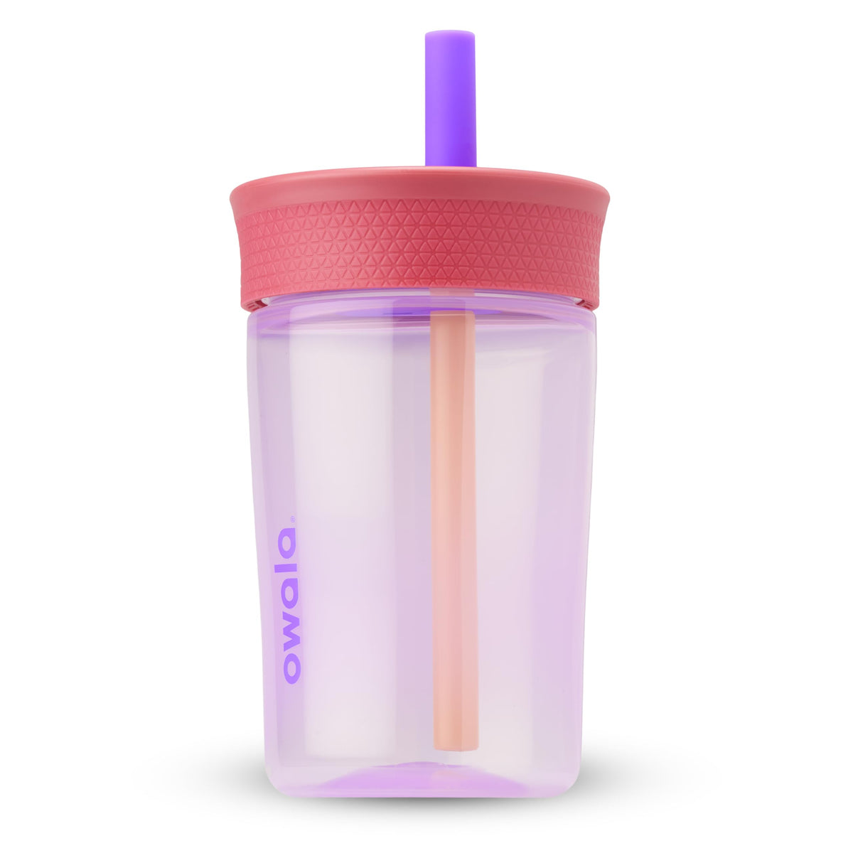 Owala Tumbler Kids Stainless Steel Water Bottle 12 oz Lilac Rocket