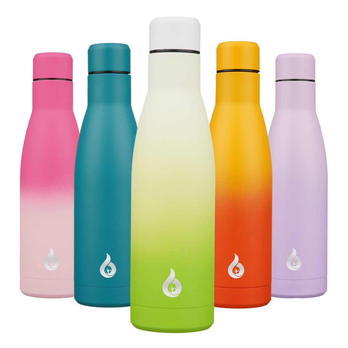 BJPKPK 12 oz Small Water Bottle, Reusable Insulated Stainless Steel Flask