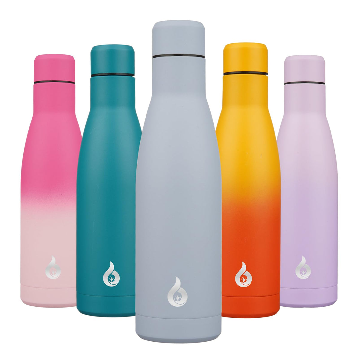 BJPKPK 12 oz Small Water Bottle, Reusable Insulated Stainless Steel Flask