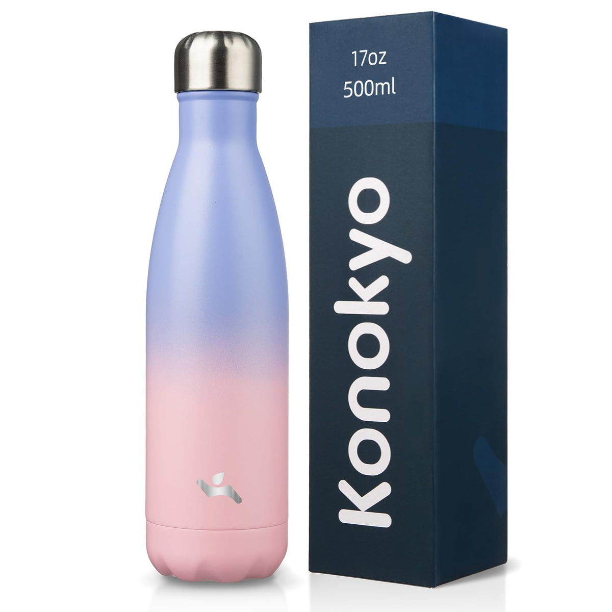 Konokyo 25 oz Insulated Stainless Steel Water Bottle, Blue