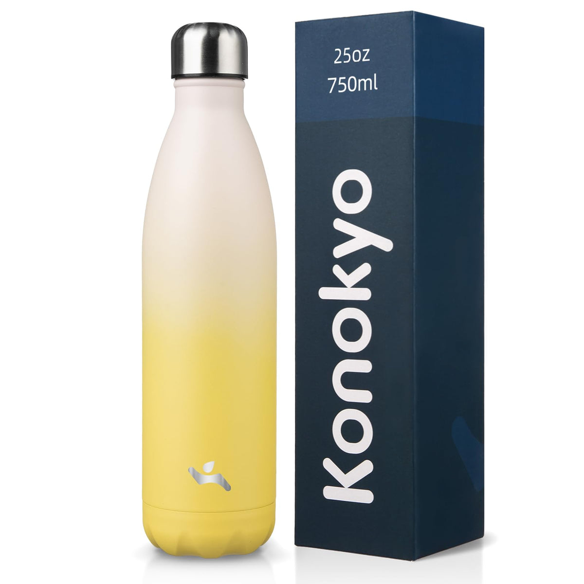 Konokyo 25 oz Insulated Stainless Steel Water Bottle, Blue