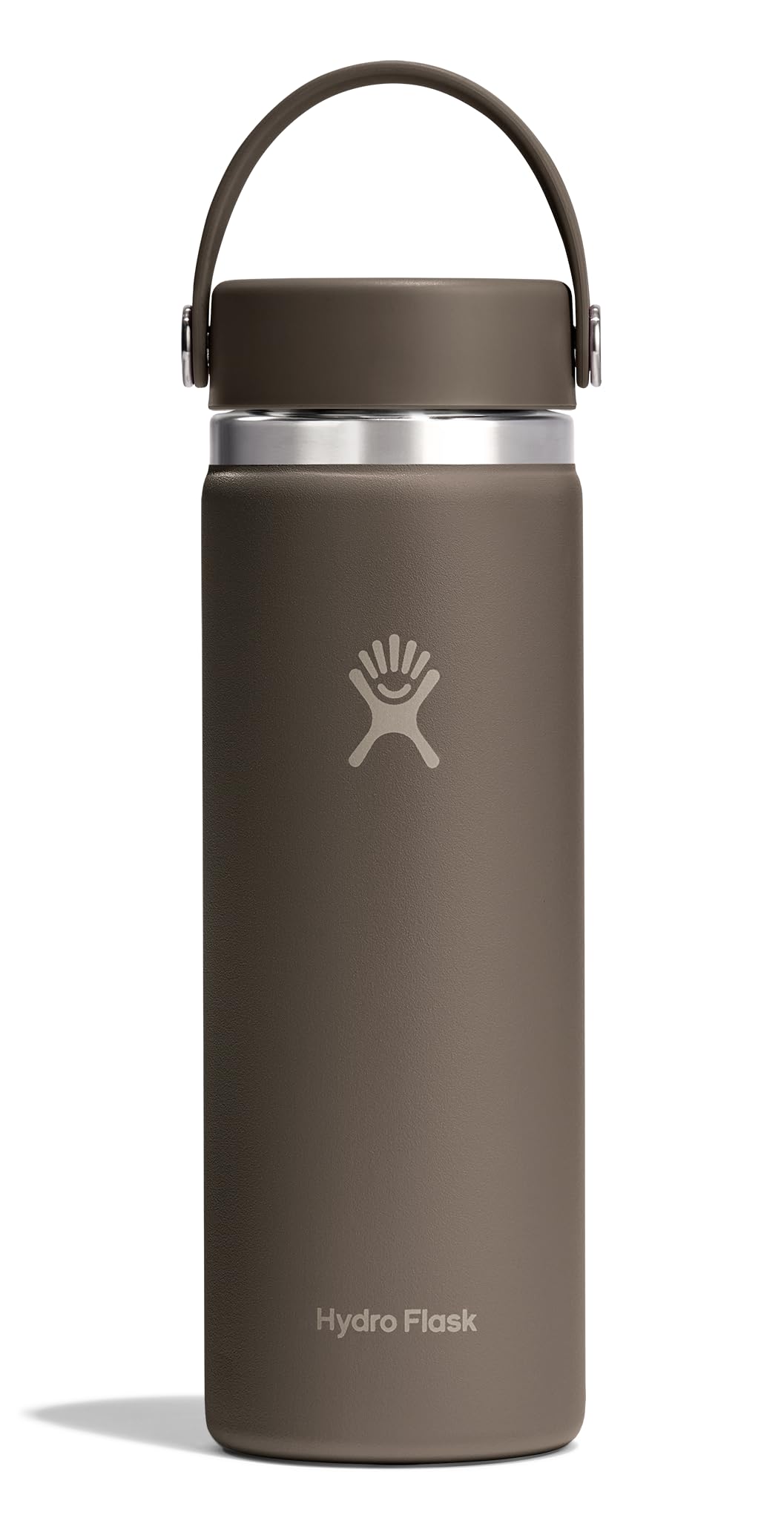 Hydro Flask Water Bottle - Insulated Stainless Steel - Wide Mouth Flex Lid, Non Spill, Leakproof and Refillable in 20 Oz Harbor Blue