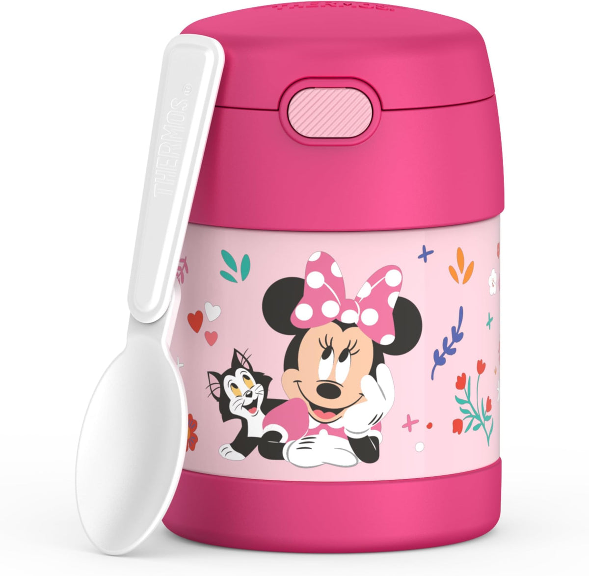 THERMOS FUNTAINER Kids Food Jar with Spoon, 10oz, Navy
