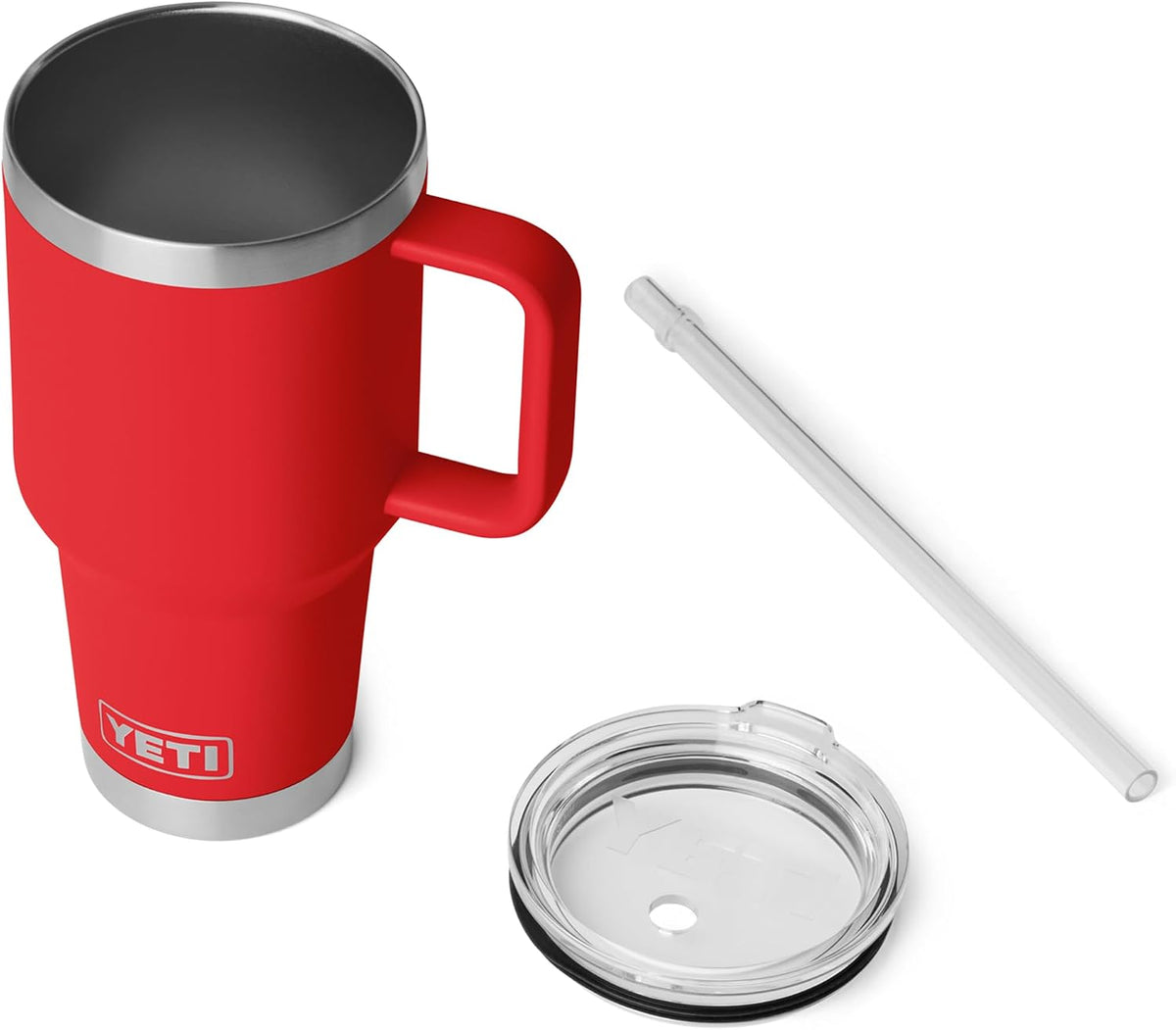 YETI Rambler 35 oz Straw Mug 2.0, Rescue Red