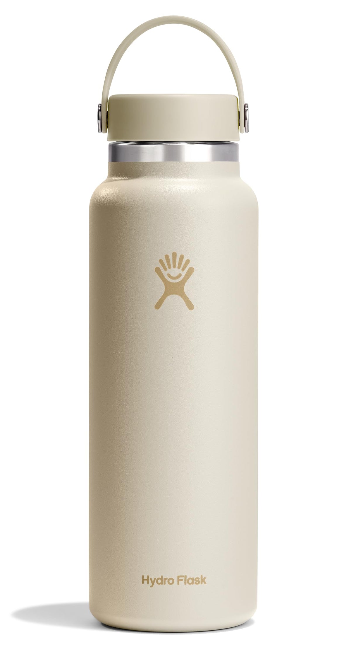Hydro Flask Water Bottle - Insulated Stainless Steel - Wide Mouth Flex Lid, Non Spill, Leakproof and Refillable in 20 Oz Harbor Blue