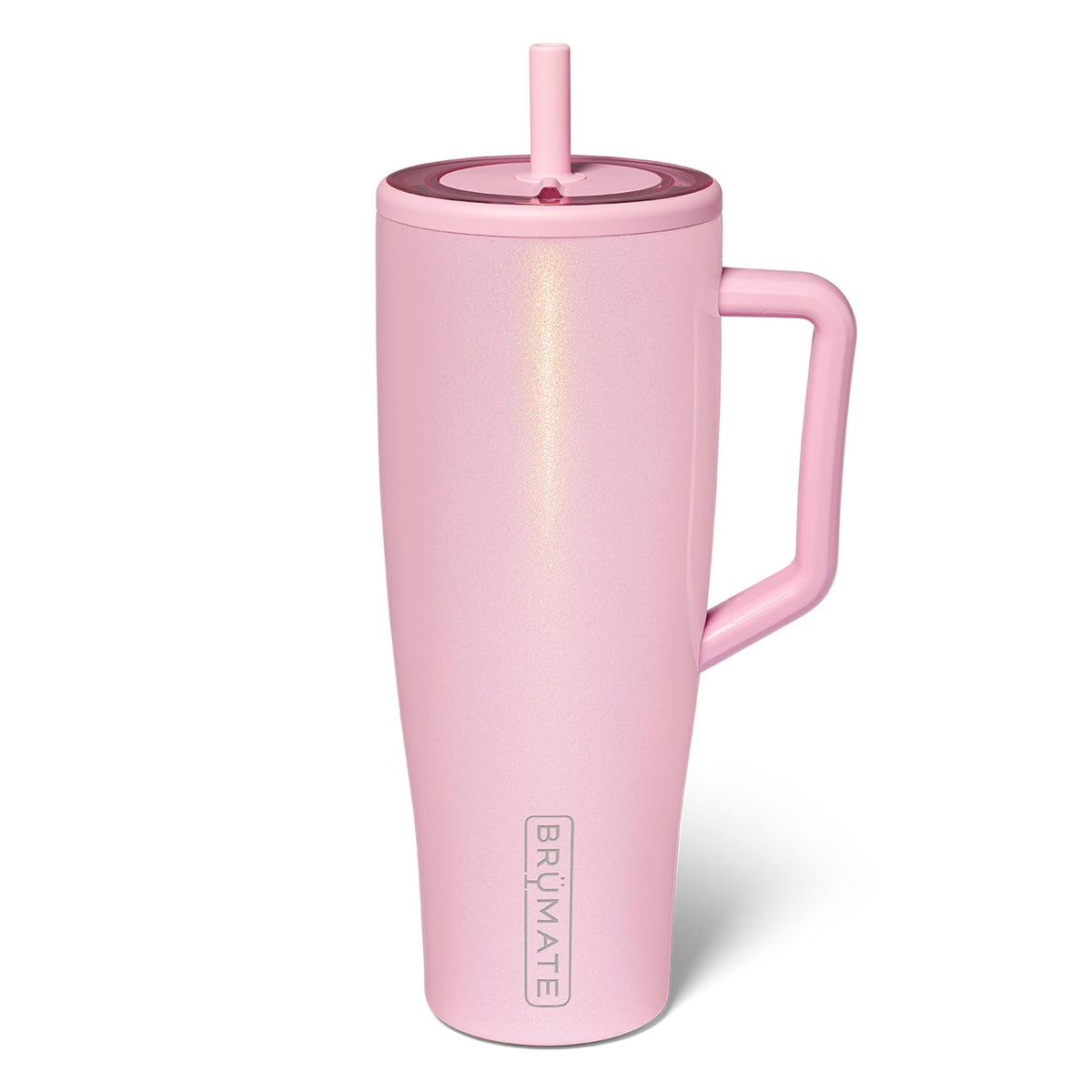 BrüMate Era 40 oz Tumbler with Handle & Straw | 100% Leakproof Insulated Water Bottle Tumbler with Lid & Flexible SoftSip Straw | Made of Stainless Steel | Cup Holder Friendly | 40oz (Nightfall Blue)