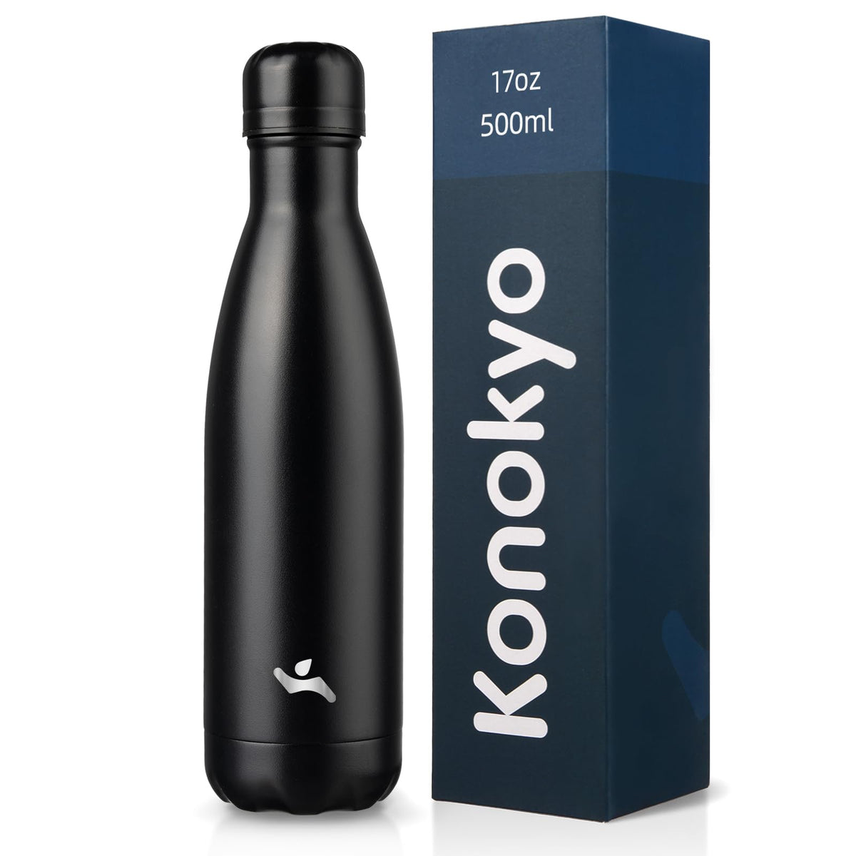 Konokyo 25 oz Insulated Stainless Steel Water Bottle, Blue