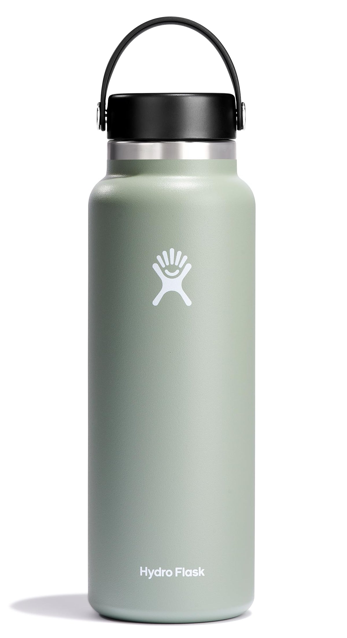 Hydro Flask Water Bottle - Insulated Stainless Steel - Wide Mouth Flex Lid, Non Spill, Leakproof and Refillable in 32 Oz Harbor Blue