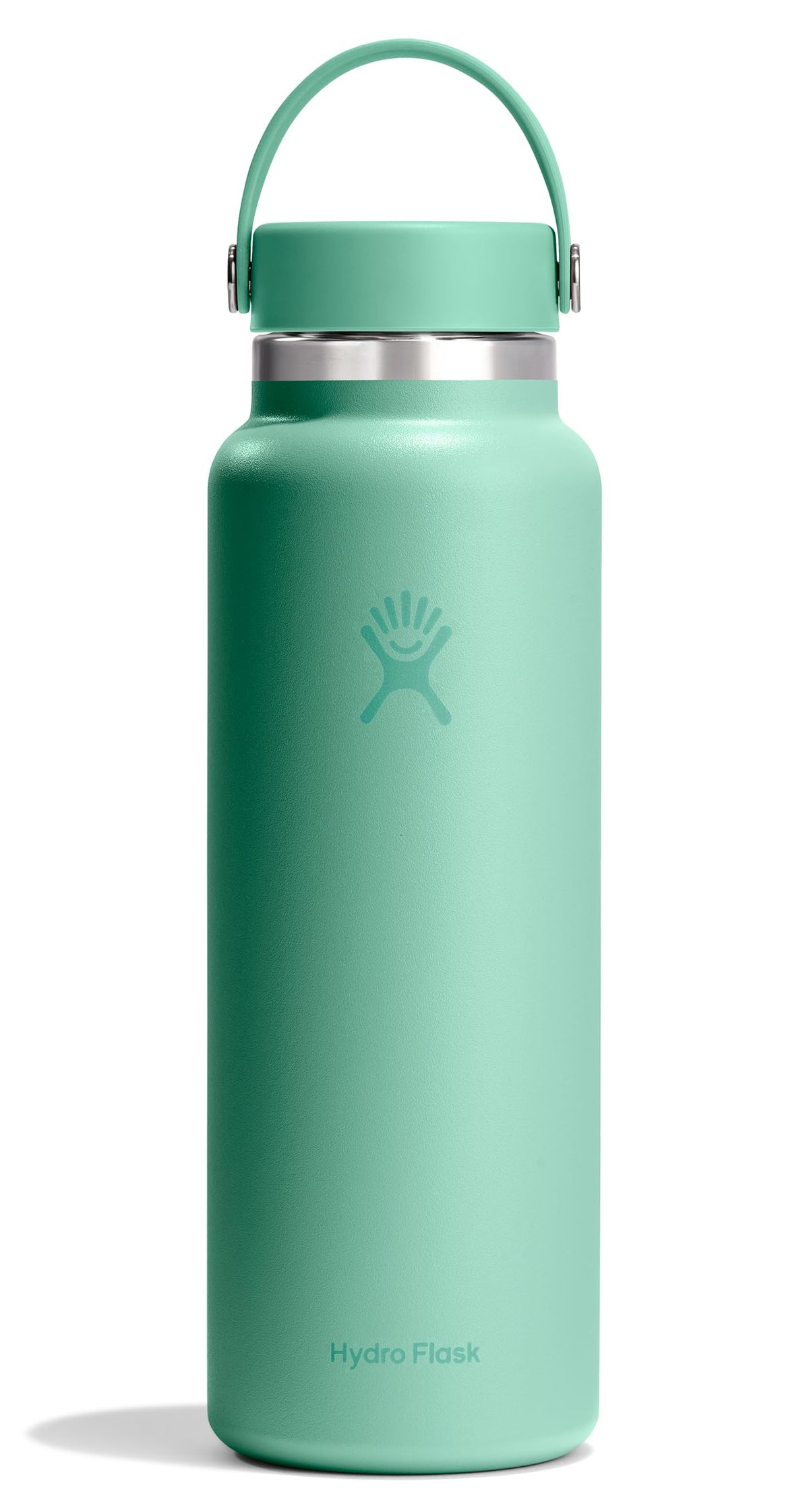 Hydro Flask Water Bottle - Insulated Stainless Steel - Wide Mouth Flex Lid, Non Spill, Leakproof and Refillable in 32 Oz Harbor Blue