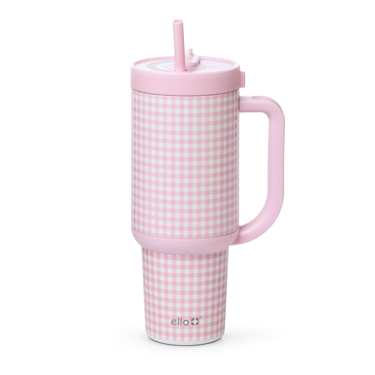 Ello Oasis 30oz Insulated Stainless Steel Tumbler with Straw, Daisies