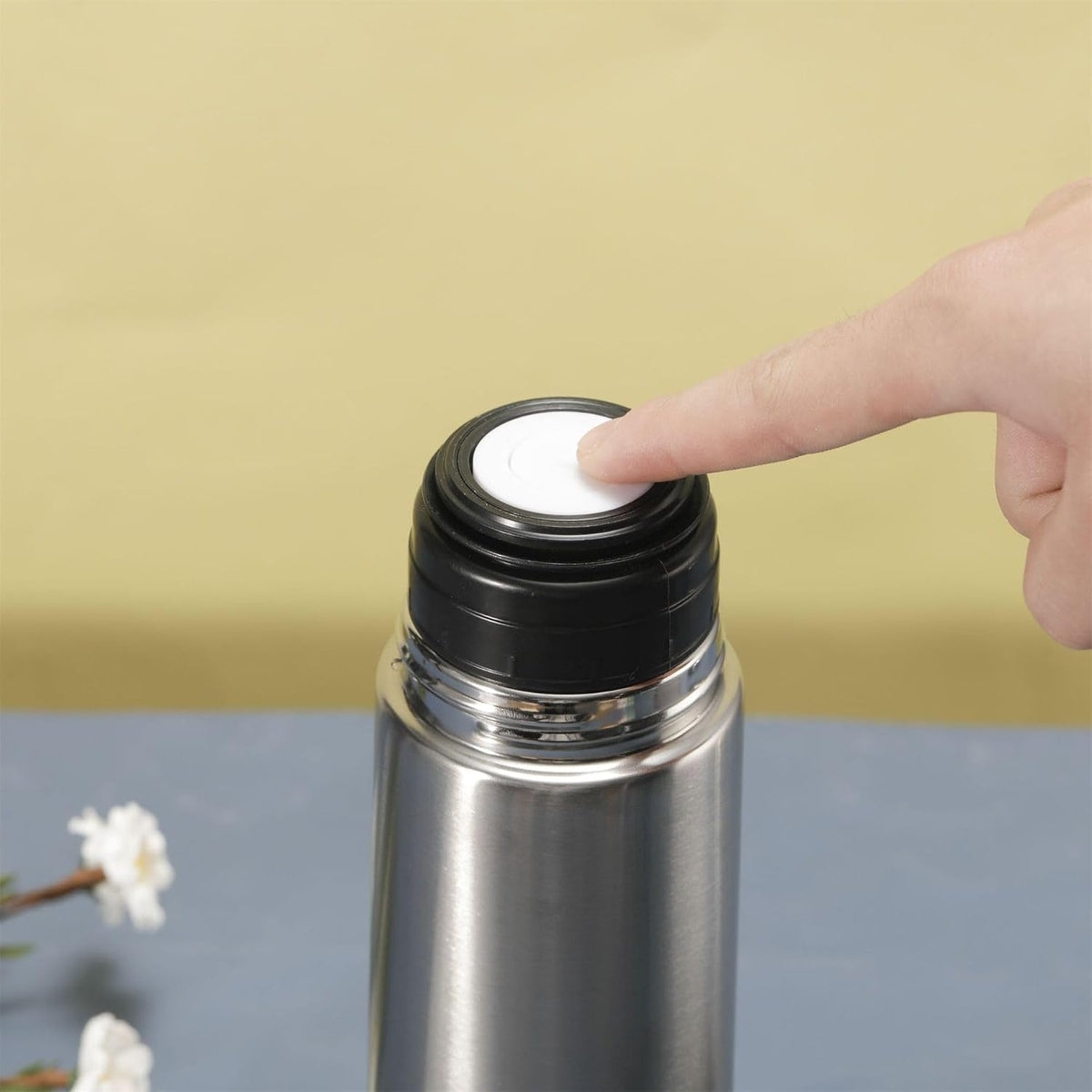 Thermal Insulated Coffee Cup Stainless Steel Flask For Hot and Cold Drinks Double Wall Vacuum Travel Tumbler Tea Flask Carafe