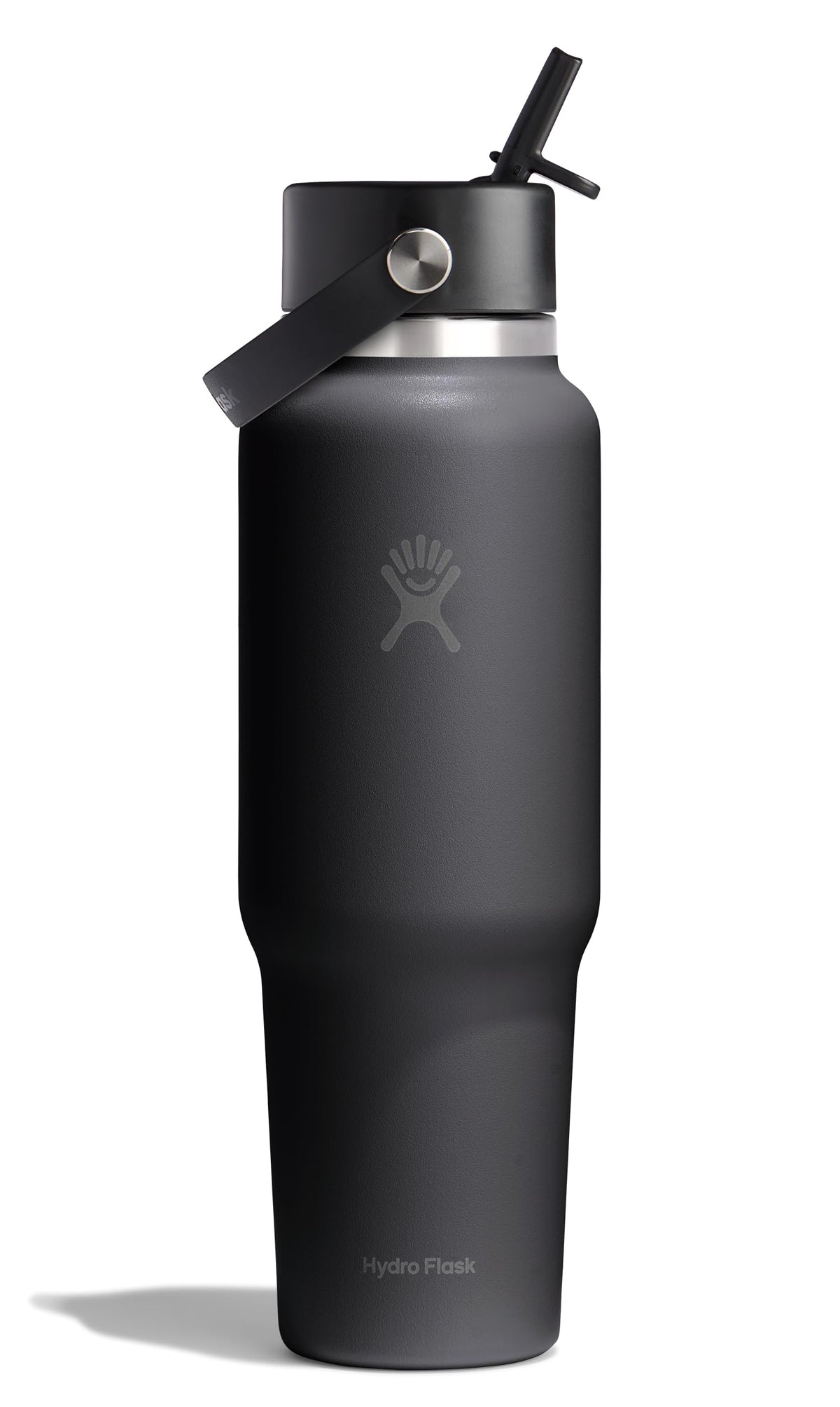 Hydro Flask Travel Water Bottle - Insulated Stainless Steel - Wide Straw Lid, Non Spill, Leakproof in 32 Oz Sandpiper