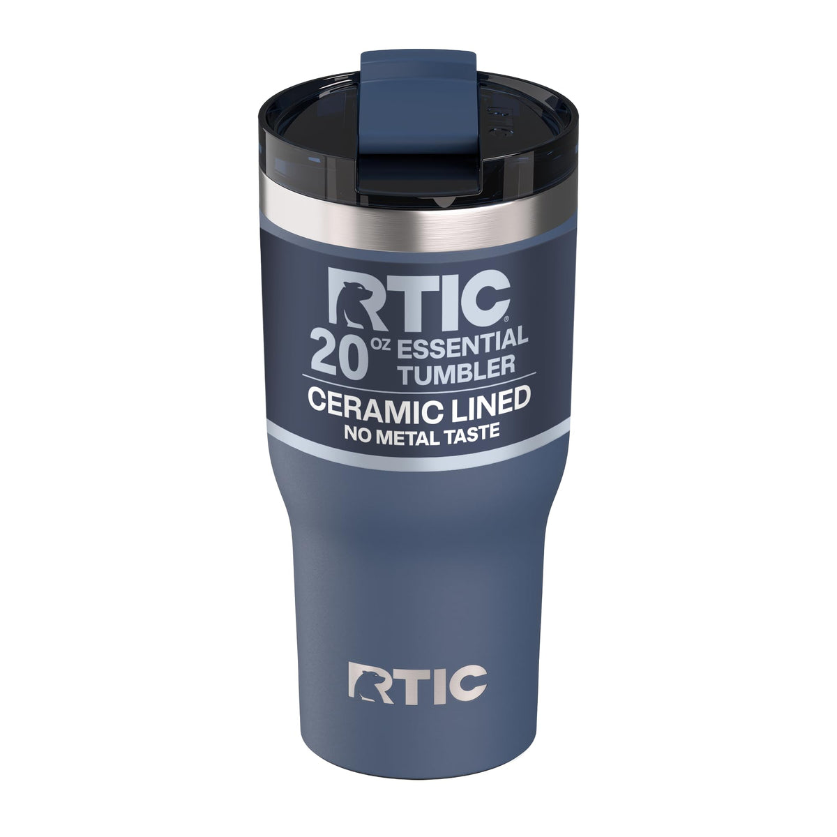RTIC 20oz Essential Tumbler with Lid, Ceramic Lined, Graphite